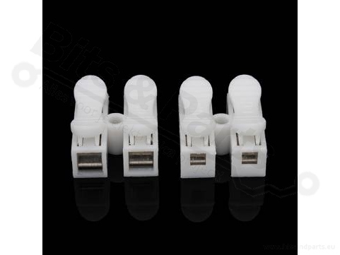 Kroonsteentje met quick connector 2-voudig